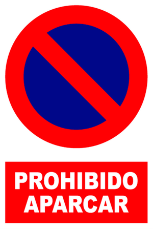 Prohibido estacionar