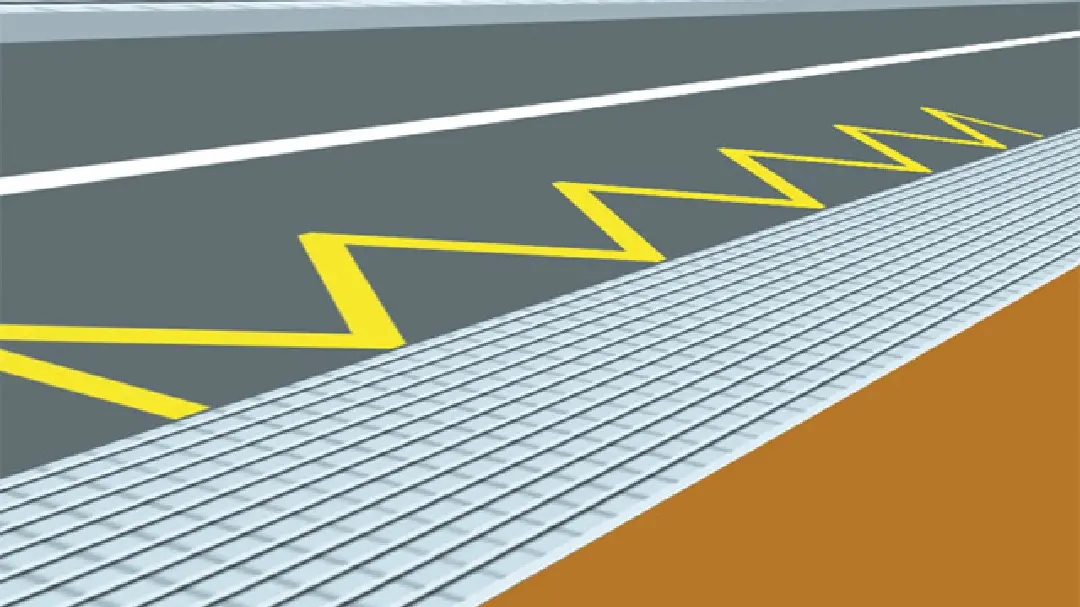 Zigzag amarillo